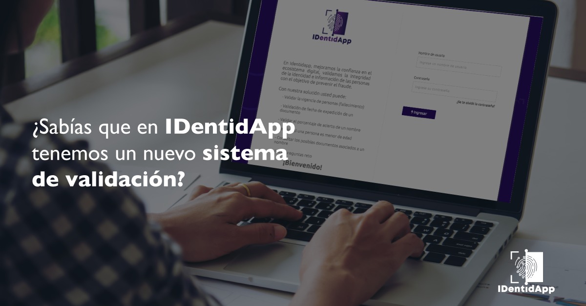 Nuevo sistema de validación en Identidapp